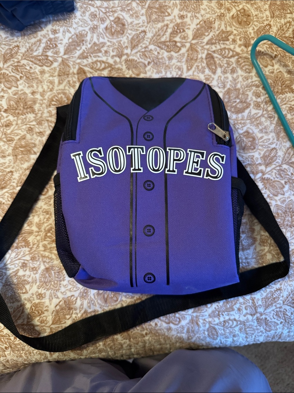 Albuquerque isotopes bag Purple Crossbody Bag lunch bag - Team Logo Shoulder Bag